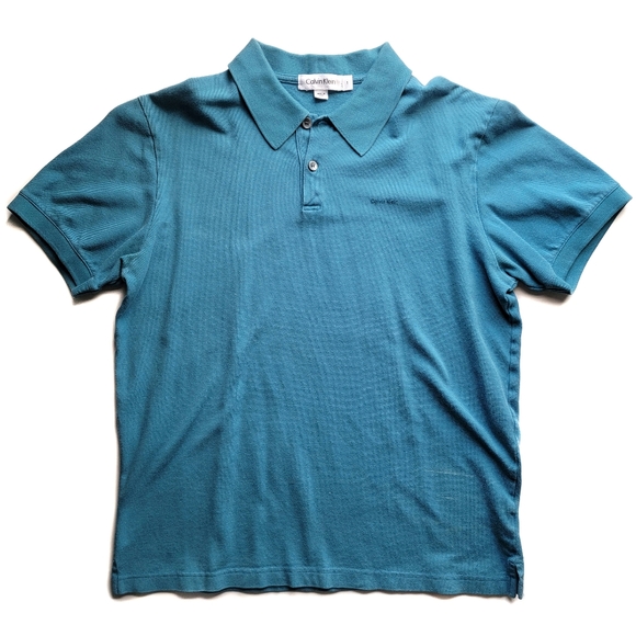 Calvin Klein Light Blue Polo - Picture 2 of 2